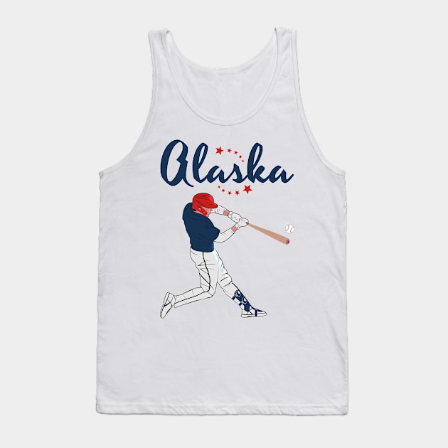 Alaska Baseball Tank Top by VISUALUV